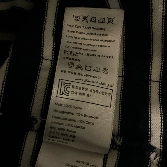 🐝 NWOT Joules Lisa V Neck Pop Over Hoodie Navy White Size 8 - Picture 10 of 12